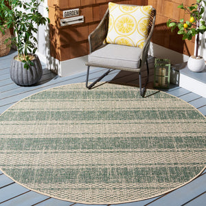 Safavieh Courtyard 6736 PowerLoomed 85.4% Polypropylene/10.4% Polyester/4.2% Latex Indoor/Outdoor Rug CY6736-32212-9