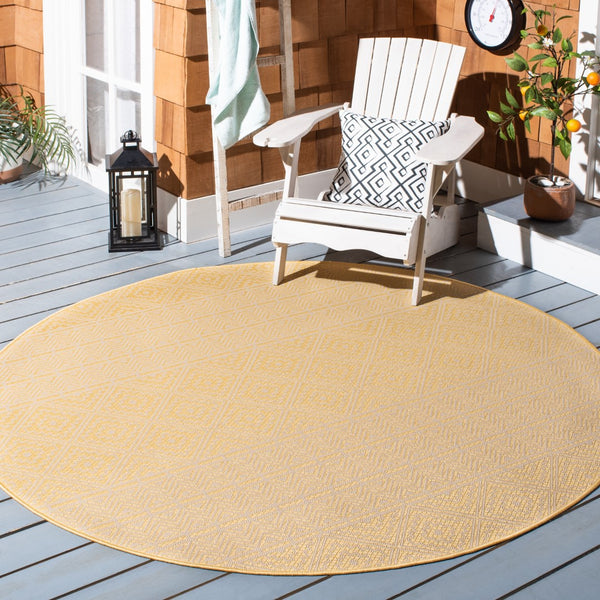 Safavieh Courtyard 6787 PowerLoomed 85.4% Polypropylene/10.4% Polyester/4.2% Latex Indoor/Outdoor Rug CY6787-30621-9