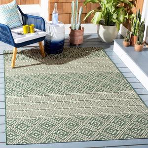 Safavieh Courtyard 6787 PowerLoomed 85.4% Polypropylene/10.4% Polyester/4.2% Latex Indoor/Outdoor Rug CY6787-32221-9