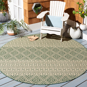 Safavieh Courtyard 6787 PowerLoomed 85.4% Polypropylene/10.4% Polyester/4.2% Latex Indoor/Outdoor Rug CY6787-32221-9