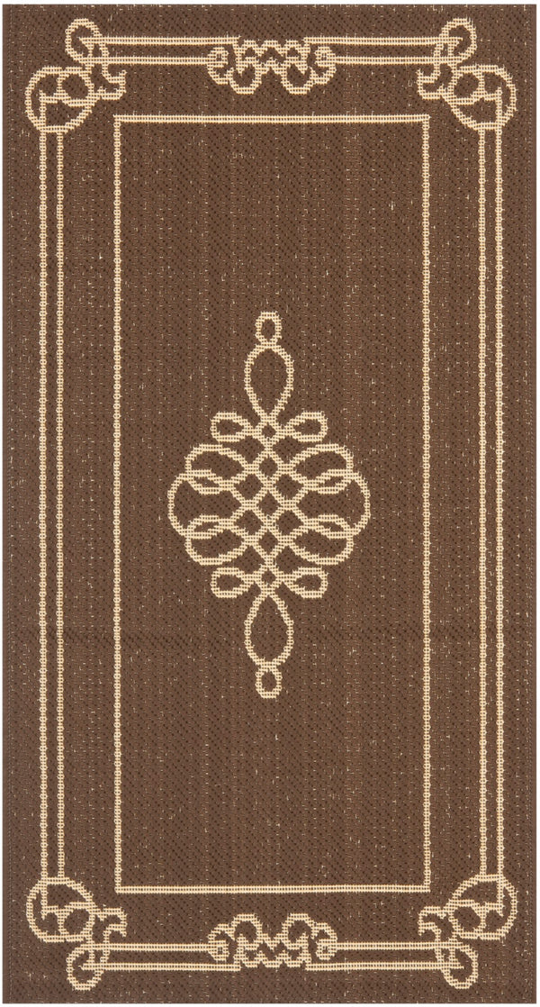 Safavieh Mavelot Power Loomed 85.4% Polypropylene/10.4% Polyester/4.2% Latex Outdoor Rug CY6788-204-4