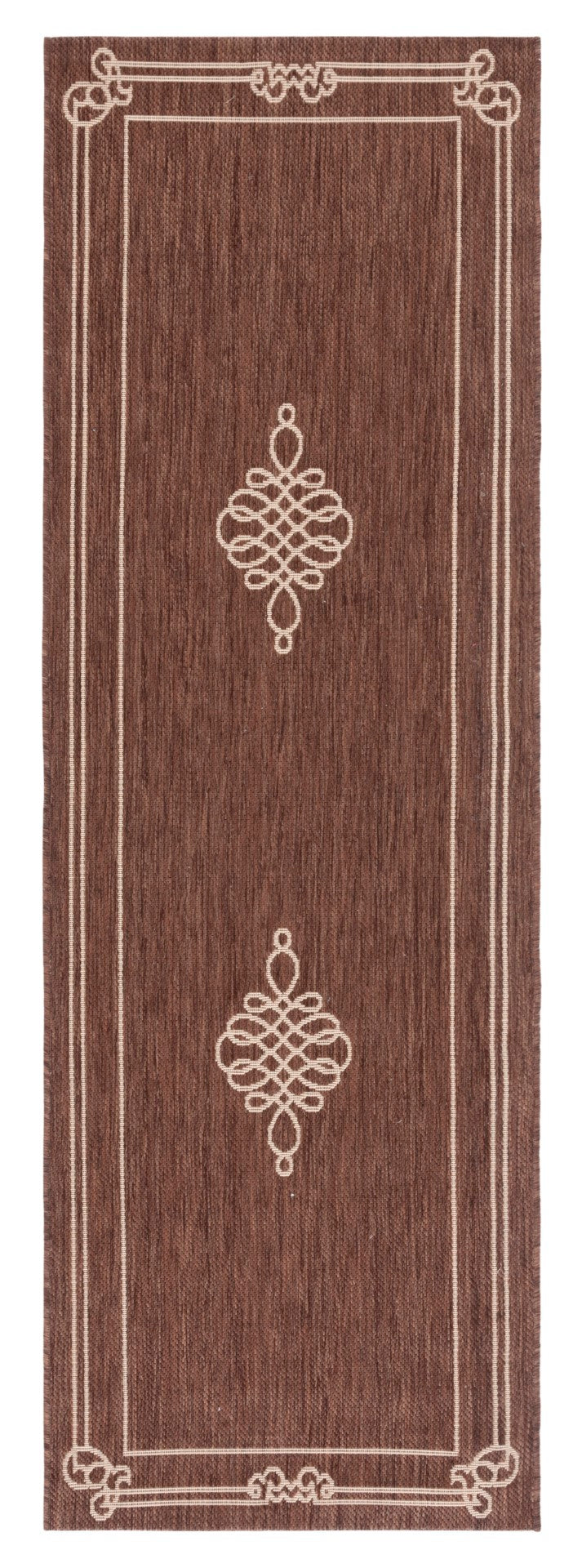 Safavieh Mavelot Power Loomed 85.4% Polypropylene/10.4% Polyester/4.2% Latex Outdoor Rug CY6788-204-4