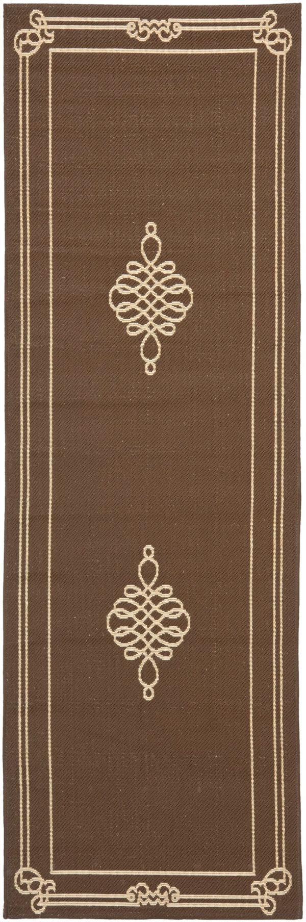 Safavieh Mavelot Power Loomed 85.4% Polypropylene/10.4% Polyester/4.2% Latex Outdoor Rug CY6788-204-4
