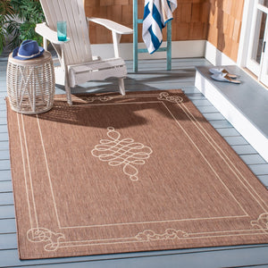 Safavieh Mavelot Power Loomed 85.4% Polypropylene/10.4% Polyester/4.2% Latex Outdoor Rug CY6788-204-4