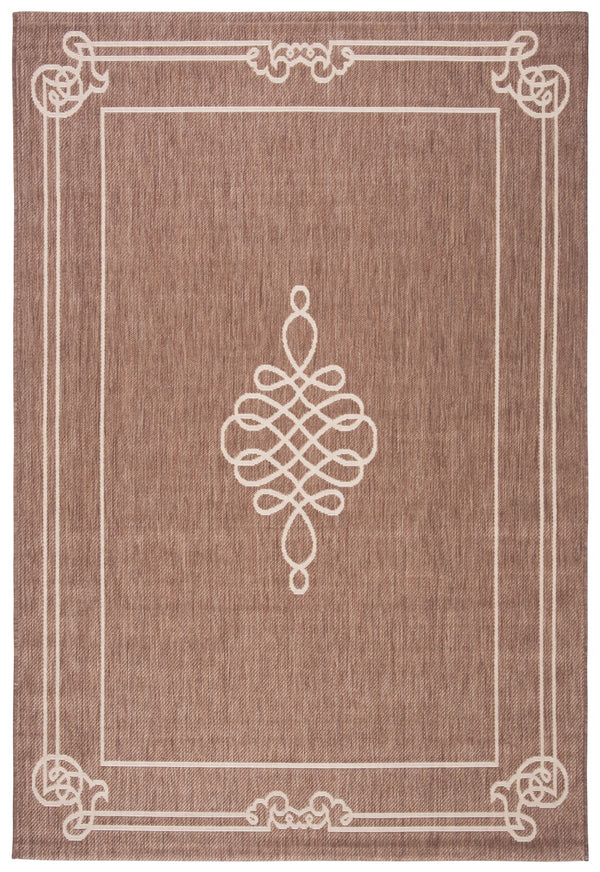 Safavieh Mavelot Power Loomed 85.4% Polypropylene/10.4% Polyester/4.2% Latex Outdoor Rug CY6788-204-4