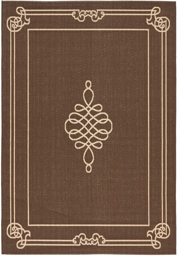 Safavieh Mavelot Power Loomed 85.4% Polypropylene/10.4% Polyester/4.2% Latex Outdoor Rug CY6788-204-4