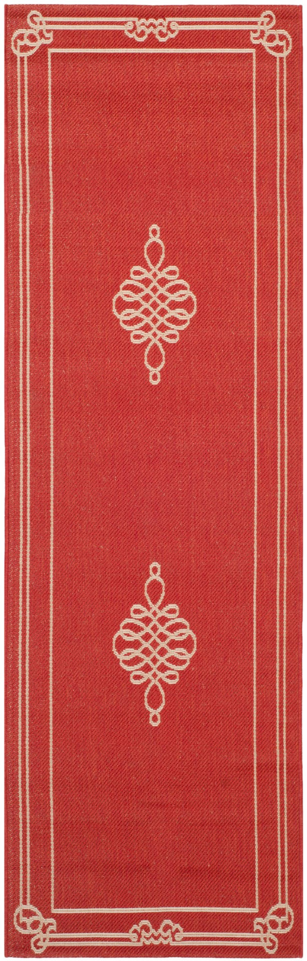 Safavieh Mavelot Power Loomed 85.4% Polypropylene/10.4% Polyester/4.2% Latex Outdoor Rug CY6788-28-4