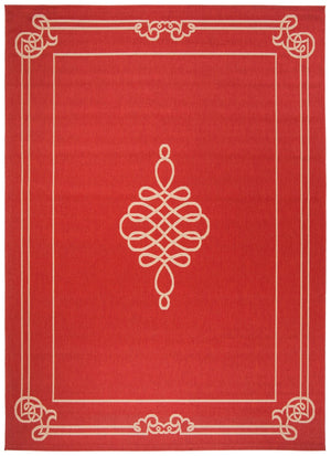 Safavieh Mavelot Power Loomed 85.4% Polypropylene/10.4% Polyester/4.2% Latex Outdoor Rug CY6788-28-4
