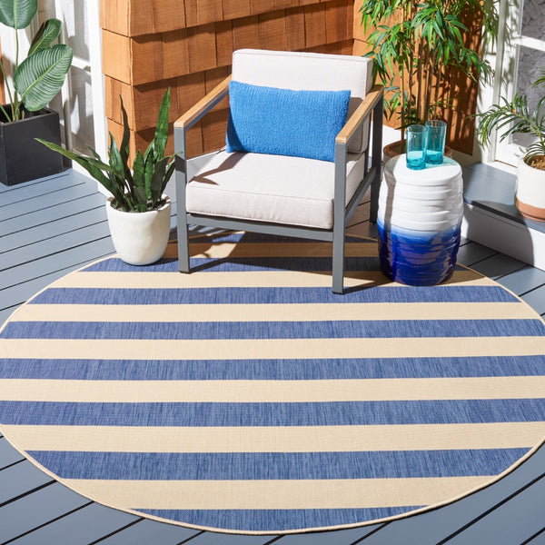 Safavieh Courtyard 6812 Power Loomed 85.4% Polypropylene/10.4% Polyester/4.2% Latex Outdoor Rug CY6812-23312-9