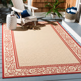 Safavieh Cy6824 Power Loomed 85.4% Polypropylene/10.4% Polyester/4.2% Latex Outdoor Rug CY6824-18-2