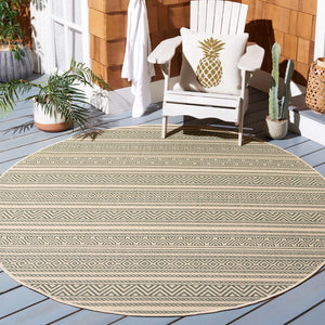 Safavieh Courtyard 6866 PowerLoomed 85.4% Polypropylene/10.4% Polyester/4.2% Latex Indoor/Outdoor Rug CY6866-32212-9
