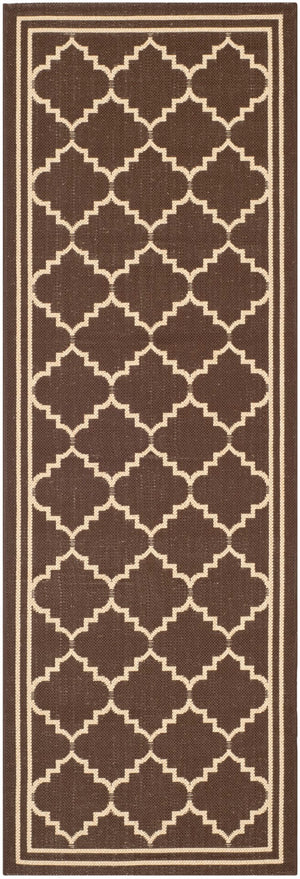 Safavieh Cy6889 Power Loomed 85.4% Polypropylene/10.4% Polyester/4.2% Latex Outdoor Rug CY6889-204-4