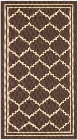 Safavieh Cy6889 Power Loomed 85.4% Polypropylene/10.4% Polyester/4.2% Latex Outdoor Rug CY6889-204-4