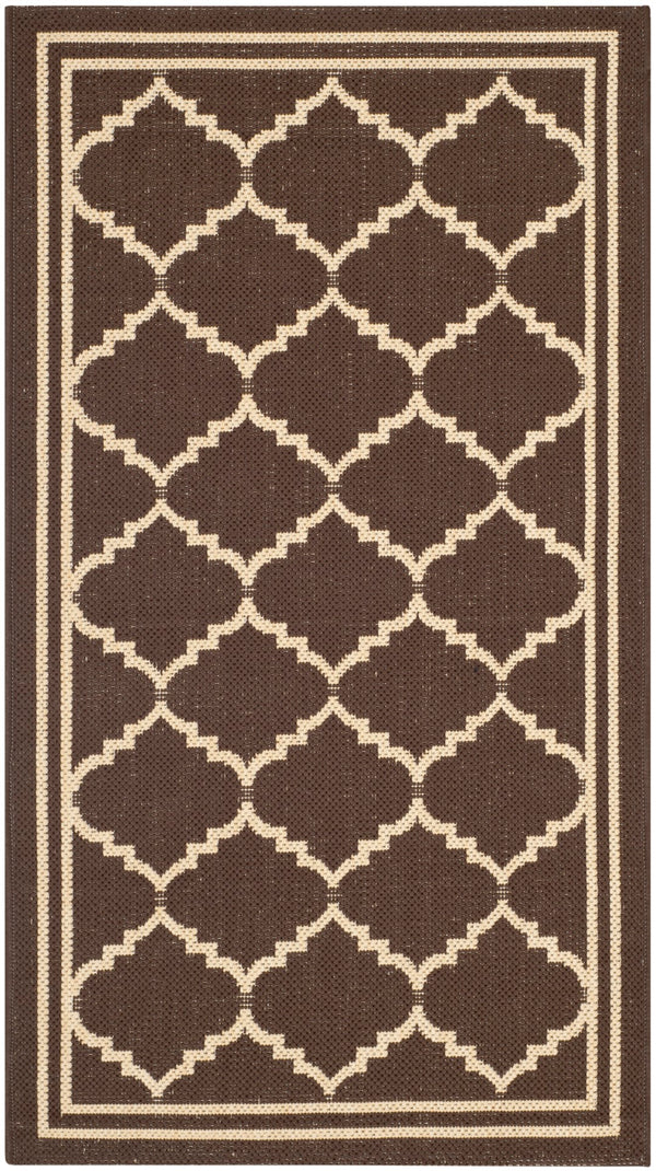 Safavieh Cy6889 Power Loomed 85.4% Polypropylene/10.4% Polyester/4.2% Latex Outdoor Rug CY6889-204-4