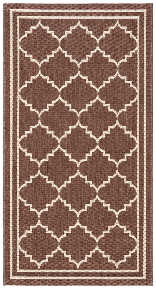 Safavieh Cy6889 Power Loomed 85.4% Polypropylene/10.4% Polyester/4.2% Latex Outdoor Rug CY6889-204-4