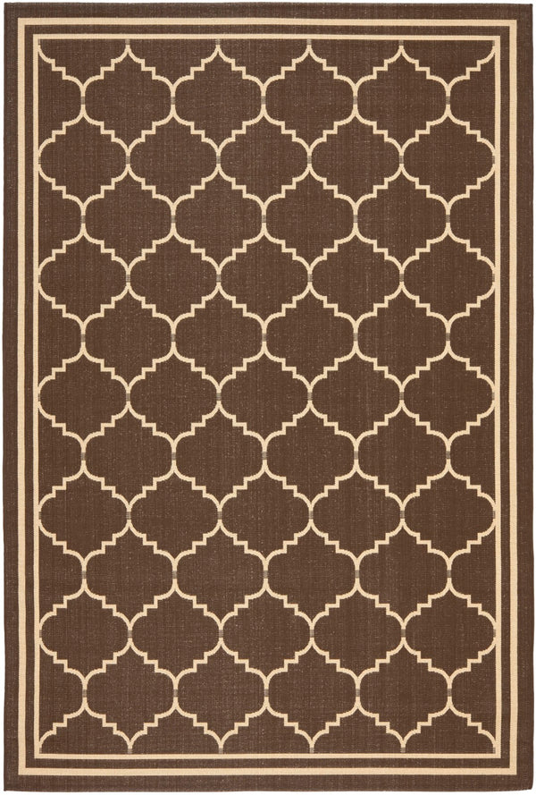 Safavieh Cy6889 Power Loomed 85.4% Polypropylene/10.4% Polyester/4.2% Latex Outdoor Rug CY6889-204-4