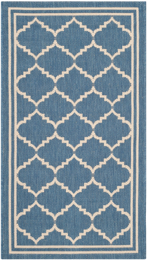 Safavieh Cy6889 Power Loomed 85.4% Polypropylene/10.4% Polyester/4.2% Latex Outdoor Rug CY6889-243-4