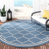 Safavieh Cy6889 Power Loomed 85.4% Polypropylene/10.4% Polyester/4.2% Latex Outdoor Rug CY6889-243-4