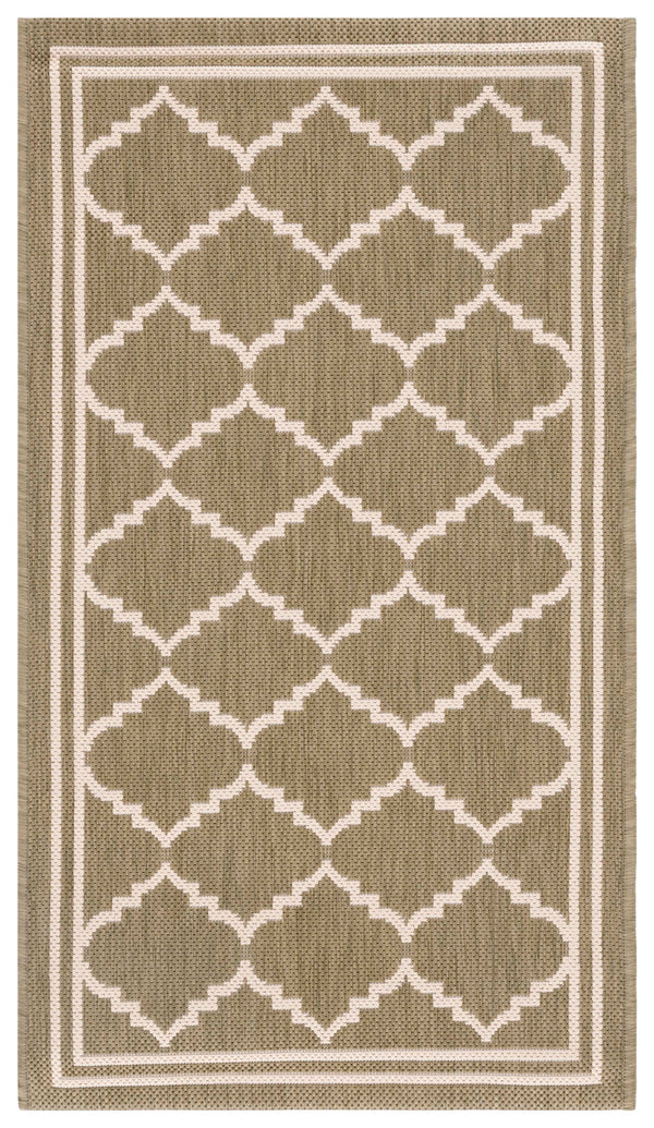 Safavieh Cy6889 Power Loomed 85.4% Polypropylene/10.4% Polyester/4.2% Latex Outdoor Rug CY6889-244-4