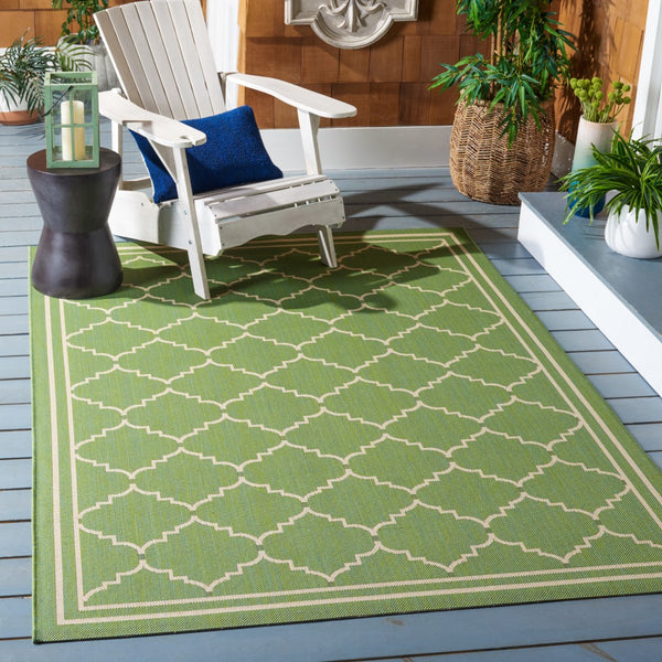 Safavieh Cy6889 Power Loomed 85.4% Polypropylene/10.4% Polyester/4.2% Latex Outdoor Rug CY6889-244-4
