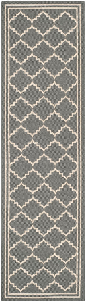 Safavieh Cy6889 Power Loomed 85.4% Polypropylene/10.4% Polyester/4.2% Latex Outdoor Rug CY6889-246-4