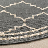 Safavieh Cy6889 Power Loomed 85.4% Polypropylene/10.4% Polyester/4.2% Latex Outdoor Rug CY6889-246-5R