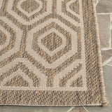 Safavieh Courtyard 6902 Power Loomed 85.4% Polypropylene/10.4% Polyester/4.2% Latex Outdoor Rug CY6902-242-3