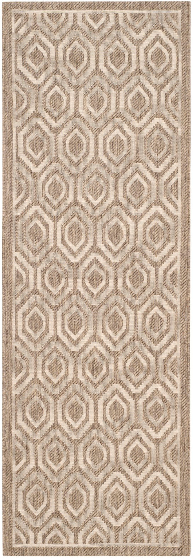 Safavieh Courtyard 6902 Power Loomed 85.4% Polypropylene/10.4% Polyester/4.2% Latex Outdoor Rug CY6902-242-3