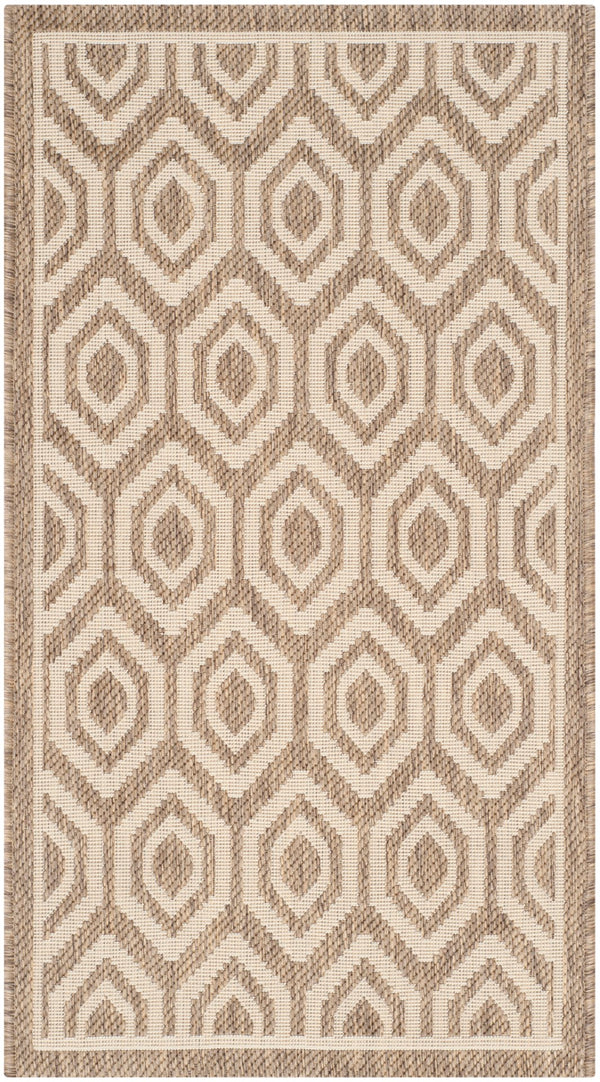 Safavieh Courtyard 6902 Power Loomed 85.4% Polypropylene/10.4% Polyester/4.2% Latex Outdoor Rug CY6902-242-3
