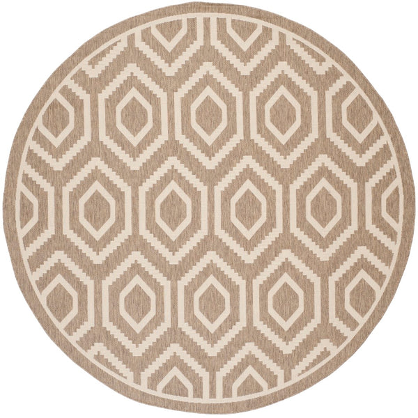Safavieh Courtyard 6902 Power Loomed 85.4% Polypropylene/10.4% Polyester/4.2% Latex Outdoor Rug CY6902-242-3