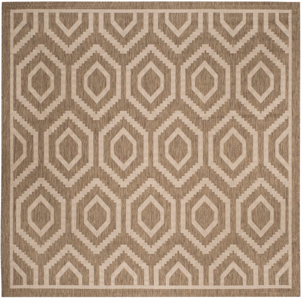 Safavieh Courtyard 6902 Power Loomed 85.4% Polypropylene/10.4% Polyester/4.2% Latex Outdoor Rug CY6902-242-3