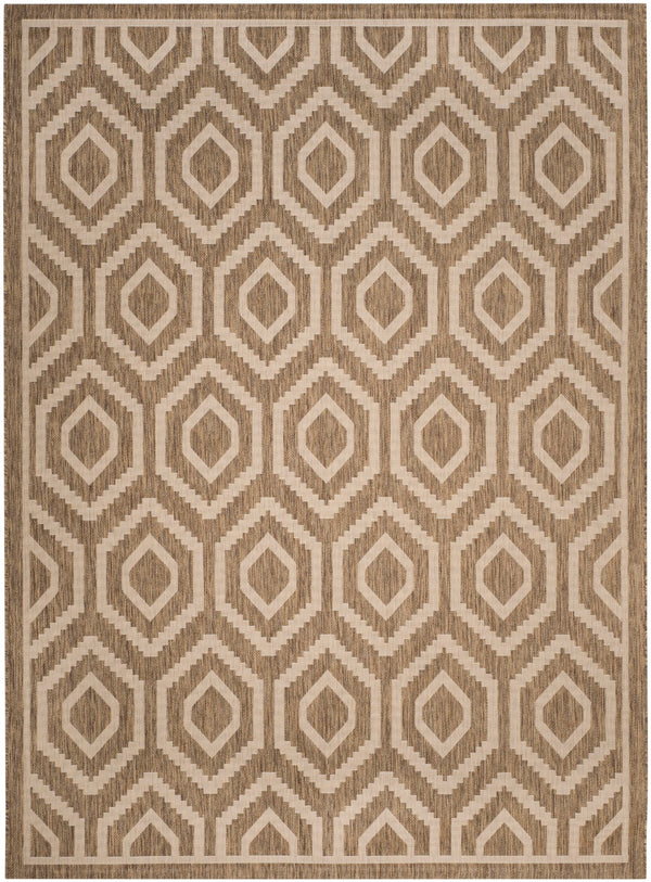 Safavieh Courtyard 6902 Power Loomed 85.4% Polypropylene/10.4% Polyester/4.2% Latex Indoor/Outdoor Rug CY6902-242-28