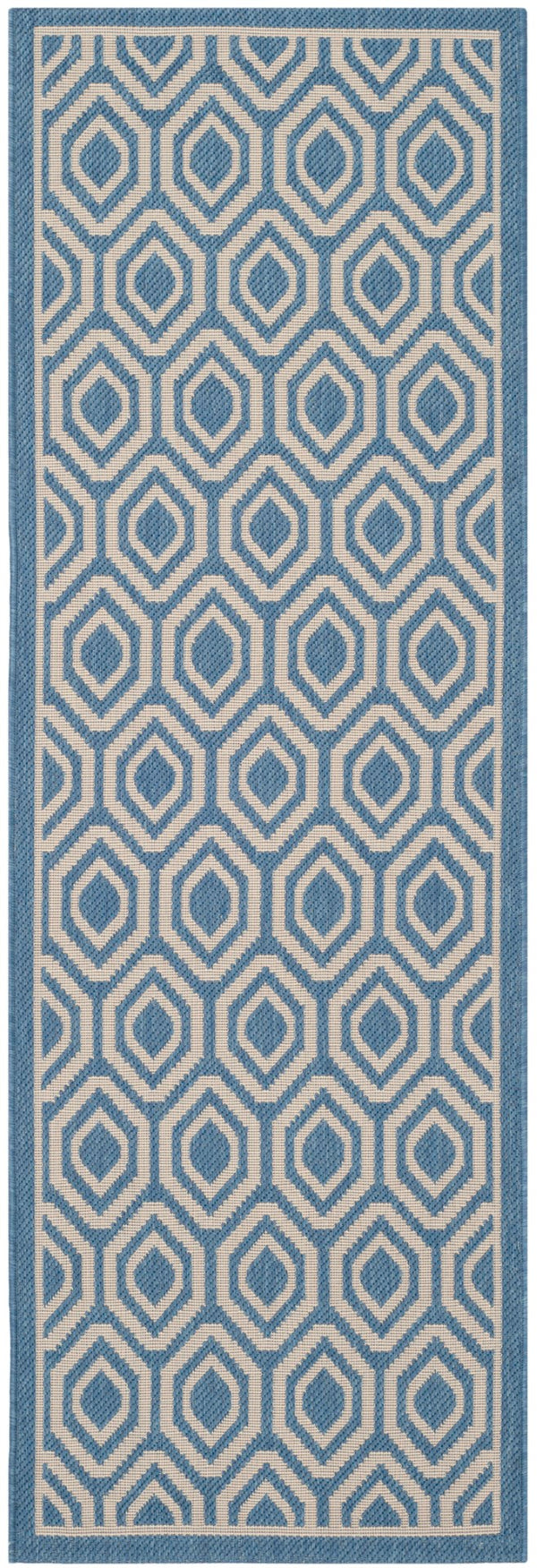 Safavieh Courtyard 6902 Power Loomed 85.4% Polypropylene/10.4% Polyester/4.2% Latex Indoor/Outdoor Rug CY6902-243-9
