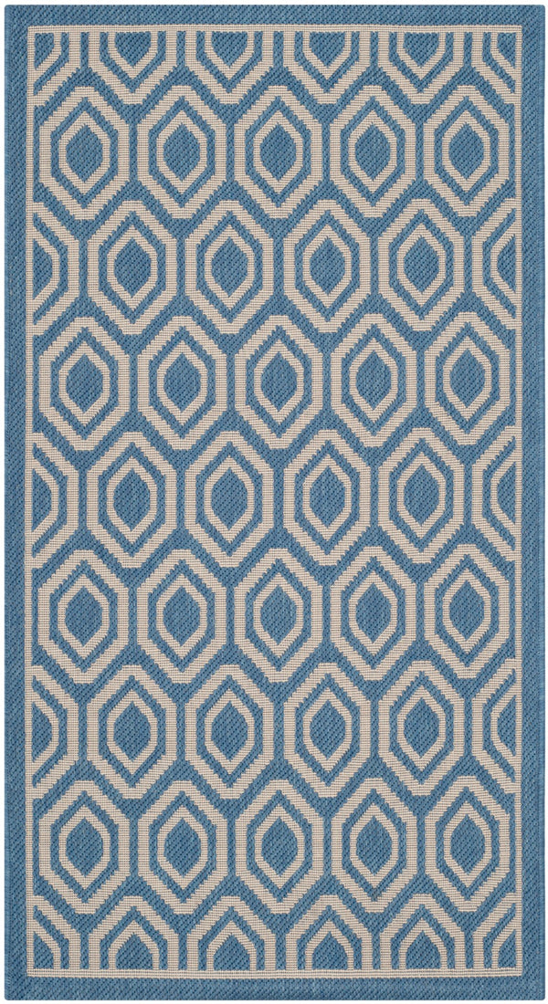Safavieh Courtyard 6902 Power Loomed 85.4% Polypropylene/10.4% Polyester/4.2% Latex Outdoor Rug CY6902-243-4