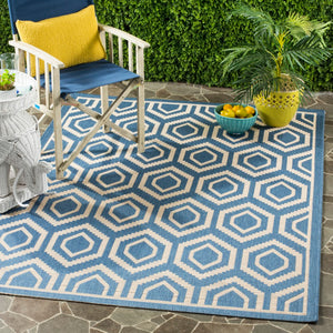 Safavieh Courtyard 6902 Power Loomed 85.4% Polypropylene/10.4% Polyester/4.2% Latex Outdoor Rug CY6902-243-4