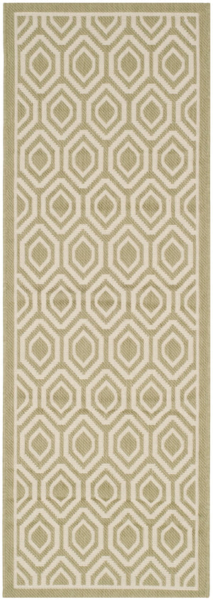 Safavieh Courtyard 6902 Power Loomed 85.4% Polypropylene/10.4% Polyester/4.2% Latex Outdoor Rug CY6902-244-4