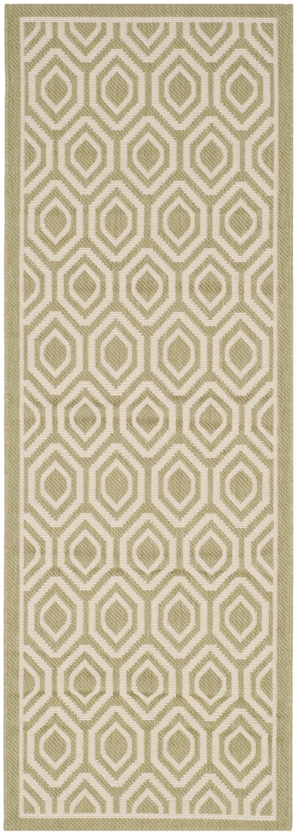 Safavieh Courtyard 6902 Power Loomed 85.4% Polypropylene/10.4% Polyester/4.2% Latex Outdoor Rug CY6902-244-4