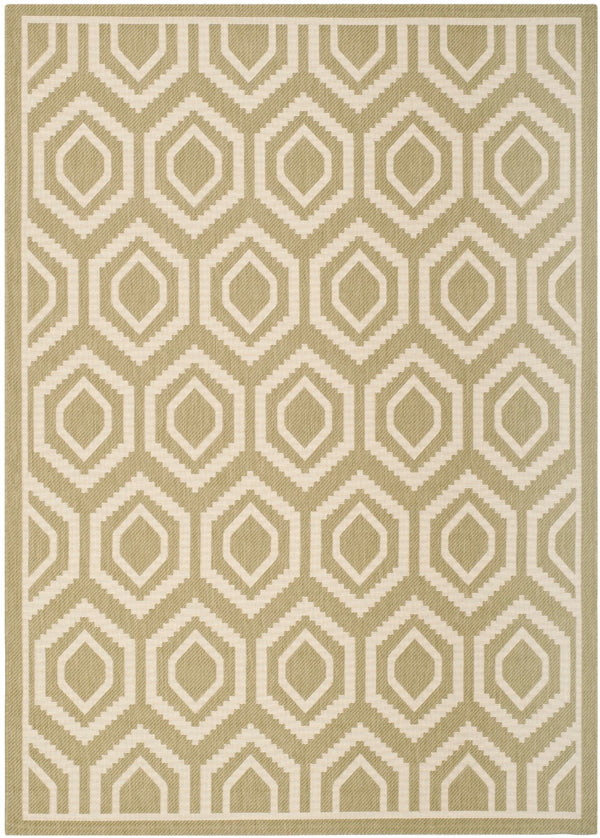 Safavieh Courtyard 6902 Power Loomed 85.4% Polypropylene/10.4% Polyester/4.2% Latex Outdoor Rug CY6902-244-4