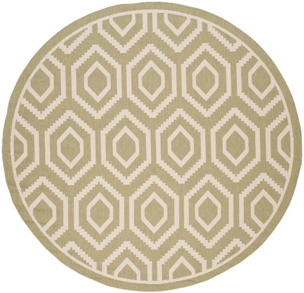 Safavieh Courtyard 6902 Power Loomed 85.4% Polypropylene/10.4% Polyester/4.2% Latex Outdoor Rug CY6902-244-4