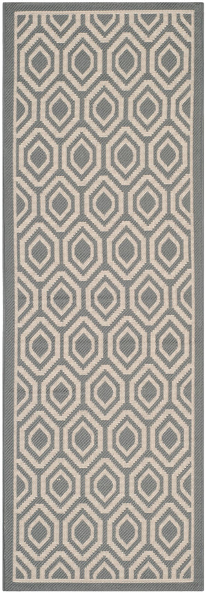 Safavieh Courtyard 6902 Power Loomed 85.4% Polypropylene/10.4% Polyester/4.2% Latex Outdoor Rug CY6902-246-27