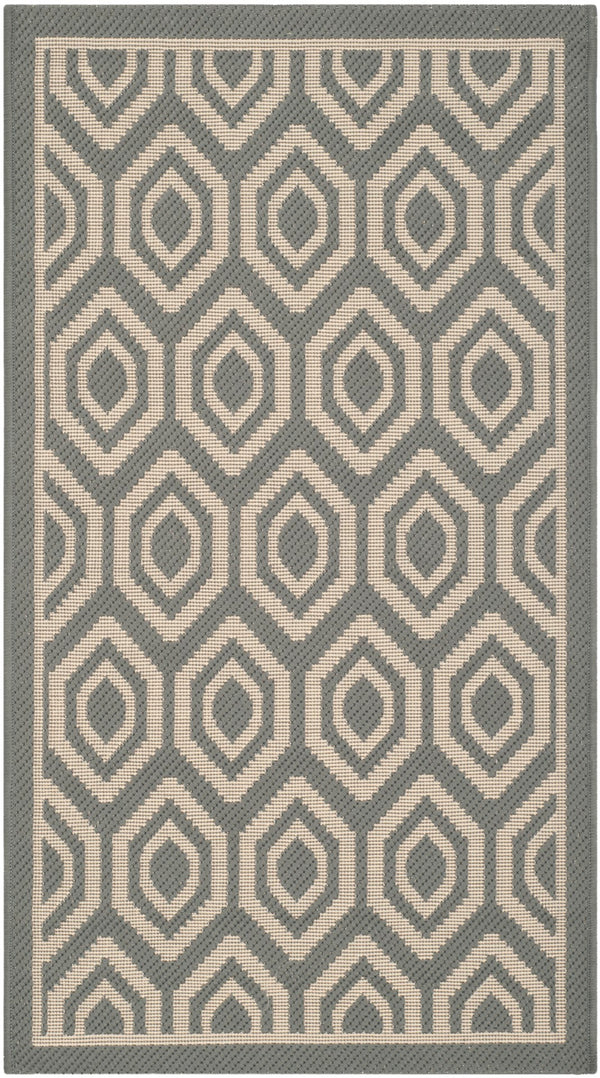 Safavieh Courtyard 6902 Power Loomed 85.4% Polypropylene/10.4% Polyester/4.2% Latex Outdoor Rug CY6902-246-2