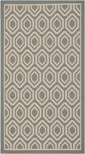 Safavieh Courtyard 6902 Power Loomed 85.4% Polypropylene/10.4% Polyester/4.2% Latex Outdoor Rug CY6902-246-3