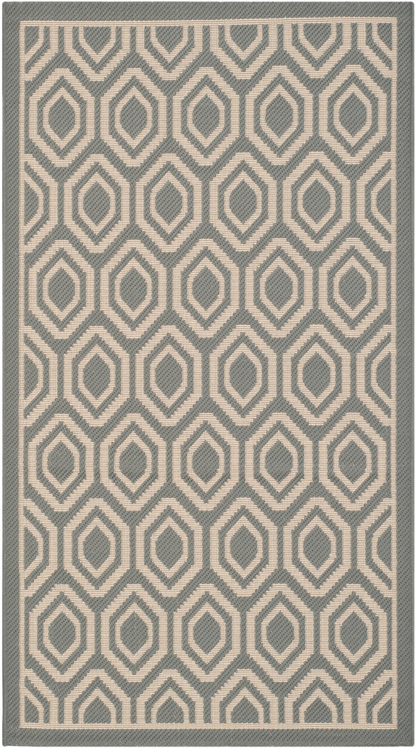Safavieh Courtyard 6902 Power Loomed 85.4% Polypropylene/10.4% Polyester/4.2% Latex Outdoor Rug CY6902-246-3