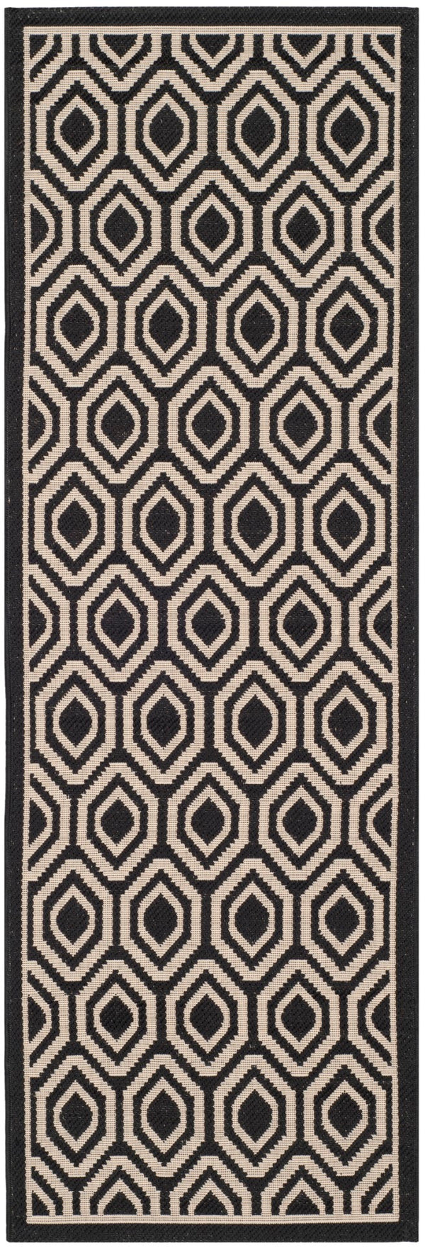 Safavieh Courtyard 6902 Power Loomed 85.4% Polypropylene/10.4% Polyester/4.2% Latex Outdoor Rug CY6902-266-27