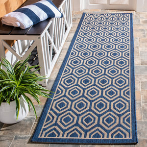 Safavieh Courtyard 6902 Power Loomed 85.4% Polypropylene/10.4% Polyester/4.2% Latex Indoor/Outdoor Rug CY6902-268-810