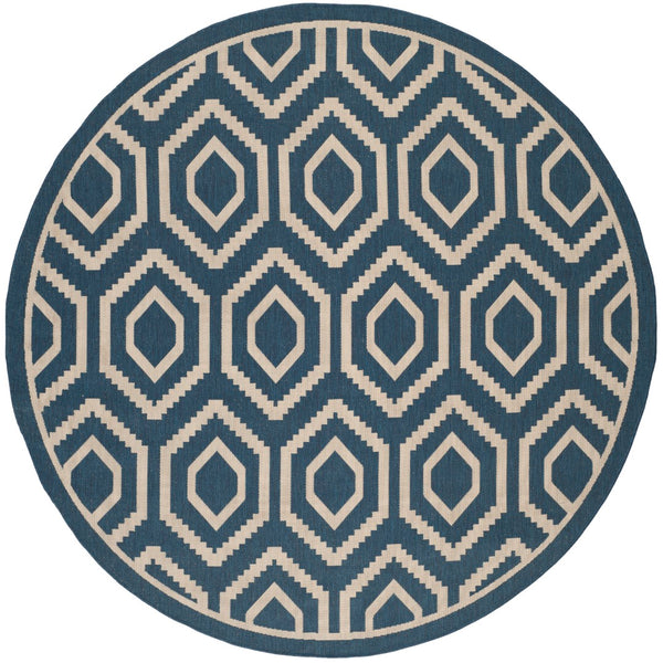 Safavieh Courtyard 6902 Power Loomed 85.4% Polypropylene/10.4% Polyester/4.2% Latex Indoor/Outdoor Rug CY6902-268-810
