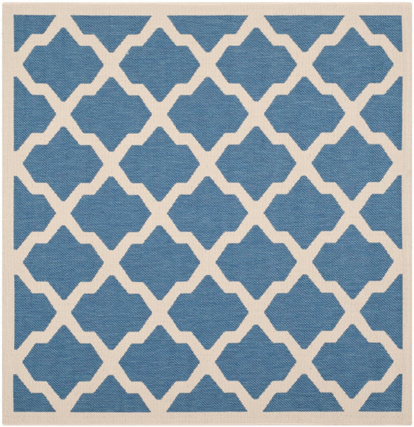 Safavieh Courtyard Power Loomed 85.4% Polypropylene/10.4% Polyester/4.2% Latex Outdoor Rug CY6903-243-5SQ
