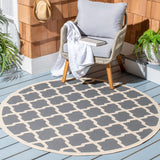 Safavieh Courtyard Power Loomed 85.4% Polypropylene/10.4% Polyester/4.2% Latex Outdoor Rug CY6903-246-5SQ