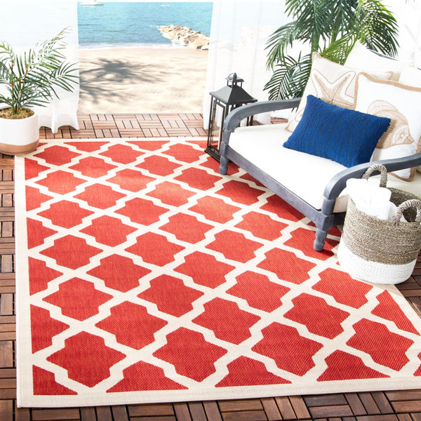 Safavieh Courtyard Power Loomed 85.4% Polypropylene/10.4% Polyester/4.2% Latex Outdoor Rug CY6903-248-4SQ