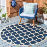 Safavieh Courtyard Power Loomed 85.4% Polypropylene/10.4% Polyester/4.2% Latex Outdoor Rug CY6903-268-5R